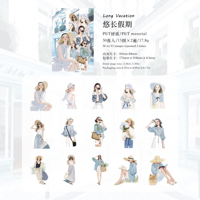 30 pcs/lot Kawaii Cartoon Girl Sticker Cute Scrapbooking DIY Diary Decorative Stationery Stickers Album School Office Supplies
30 pcs/lot Kawaii Cartoon Girl Sticker Cute Scrapbooking DIY Diary Decorative Stationery Stickers Album School Office Supplies