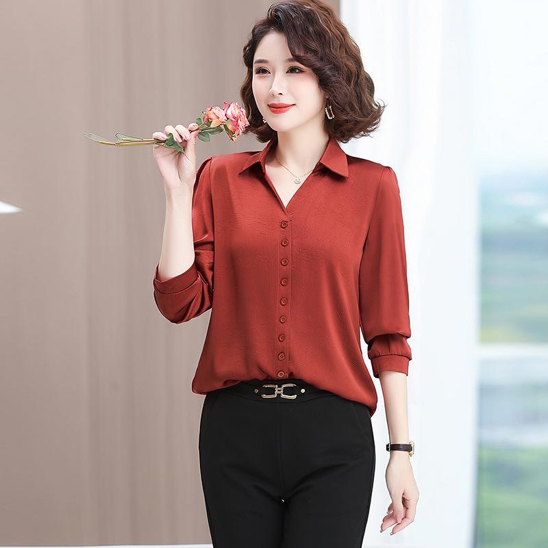 Women s Spring Long-Sleeve Shirt - 2025 Fashion for Middle-Aged & Elderly XXL for 105-120 jin
Women s Spring Long-Sleeve Shirt - 2025 Fashion for Middle-Aged & Elderly XXL for 105-120 jin