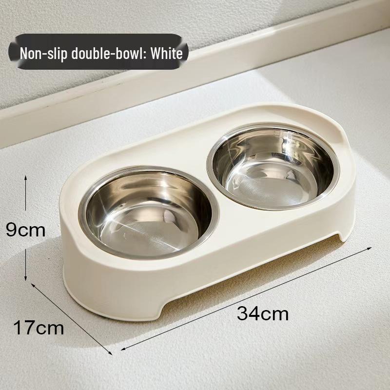 Leak-Proof Cat & Dog Double Bowl: Detachable Stainless Steel Feeding Bowls for Medium & Small Pets. 34*9.5*17cm (with standalone packaging)
Leak-Proof Cat & Dog Double Bowl: Detachable Stainless Steel Feeding Bowls for Medium & Small Pets. 34*9.5*17cm (with standalone packaging)