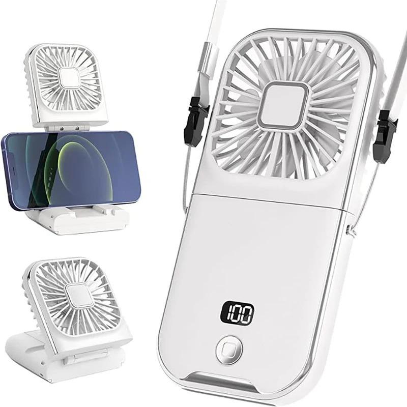 Rechargeable 3000mAh USB Neck and Desktop Fan - Portable, Wireless, and Foldable 180° Design Without Digital Display белый
Rechargeable 3000mAh USB Neck and Desktop Fan - Portable, Wireless, and Foldable 180° Design Without Digital Display белый