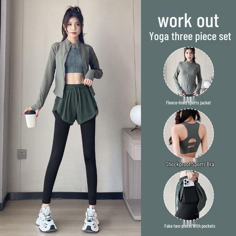 2024 Women s High-End Yoga & Pilates Three-Piece Set: Jacket & Two-Piece Sports Pants M
2024 Women s High-End Yoga & Pilates Three-Piece Set: Jacket & Two-Piece Sports Pants M