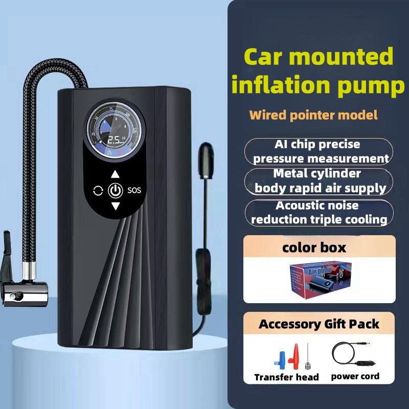 Auto tire air pump with tire pressure measurement multi-function portable car special air pump automatic charging stop
Auto tire air pump with tire pressure measurement multi-function portable car special air pump automatic charging stop