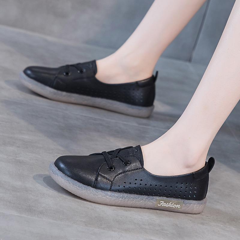 Women S Summer Genuine Leather Casual Flats Breathable Soft Sole Slip-On Sneakers Comfortable Walking Shoes For Ladies 42
Women S Summer Genuine Leather Casual Flats Breathable Soft Sole Slip-On Sneakers Comfortable Walking Shoes For Ladies 42