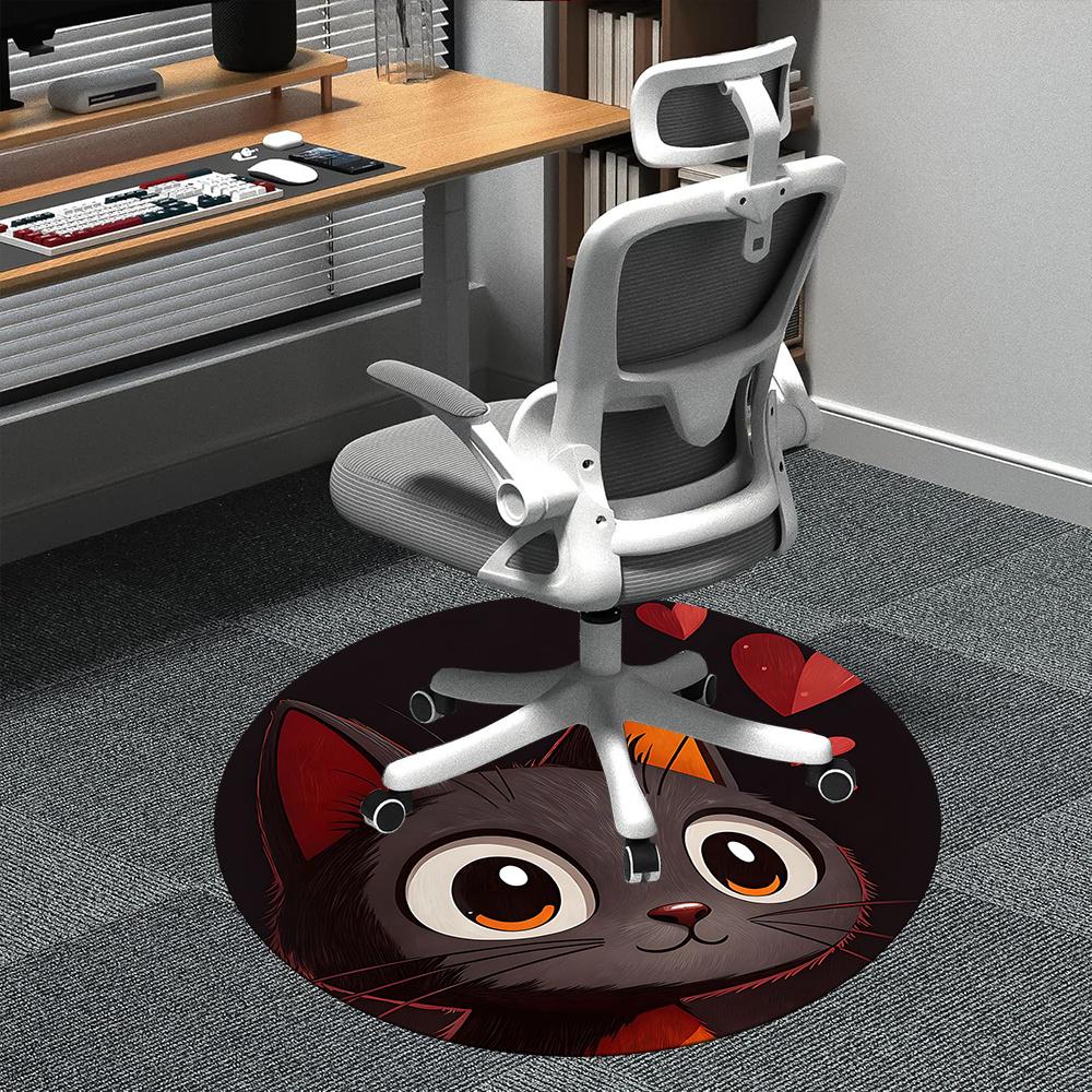 1pc Cat Hearts Office Round Area Rug, Indoor Mat Suitable ForOffice, Under Office Chairs Bedroom Living Room Home Decor, Room Deco q087 80cm by 80cm
1pc Cat Hearts Office Round Area Rug, Indoor Mat Suitable ForOffice, Under Office Chairs Bedroom Living Room Home Decor, Room Deco q087 80cm by 80cm