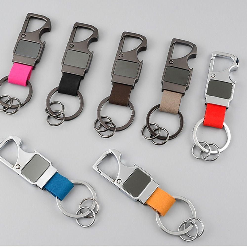Key Holder Leather Key Chain Bottle Opener Round Buckle Personality Car Key Buckle Small Gift чёрный/синий
Key Holder Leather Key Chain Bottle Opener Round Buckle Personality Car Key Buckle Small Gift чёрный/синий