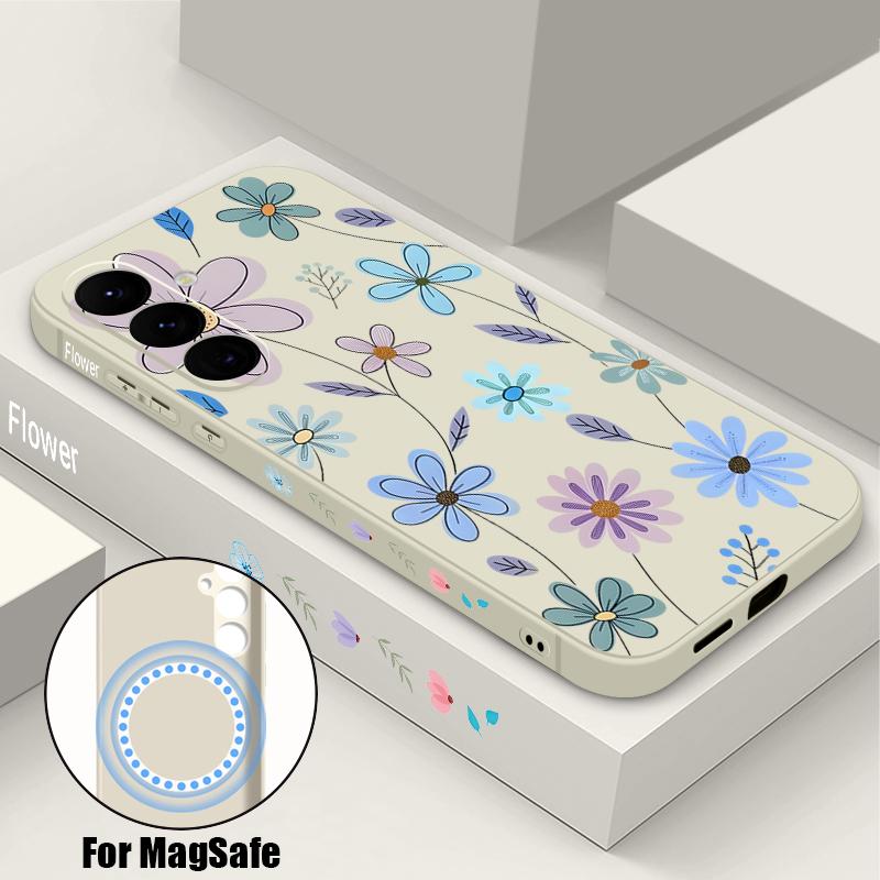 Vintage Flower Case For Samsung Galaxy S26 S25 Ultra S24 S23 FE S22 Plus S21 Built-in Metal Plate Magnetic Silicone Cover Samsung S24 Ultra
Vintage Flower Case For Samsung Galaxy S26 S25 Ultra S24 S23 FE S22 Plus S21 Built-in Metal Plate Magnetic Silicone Cover Samsung S24 Ultra