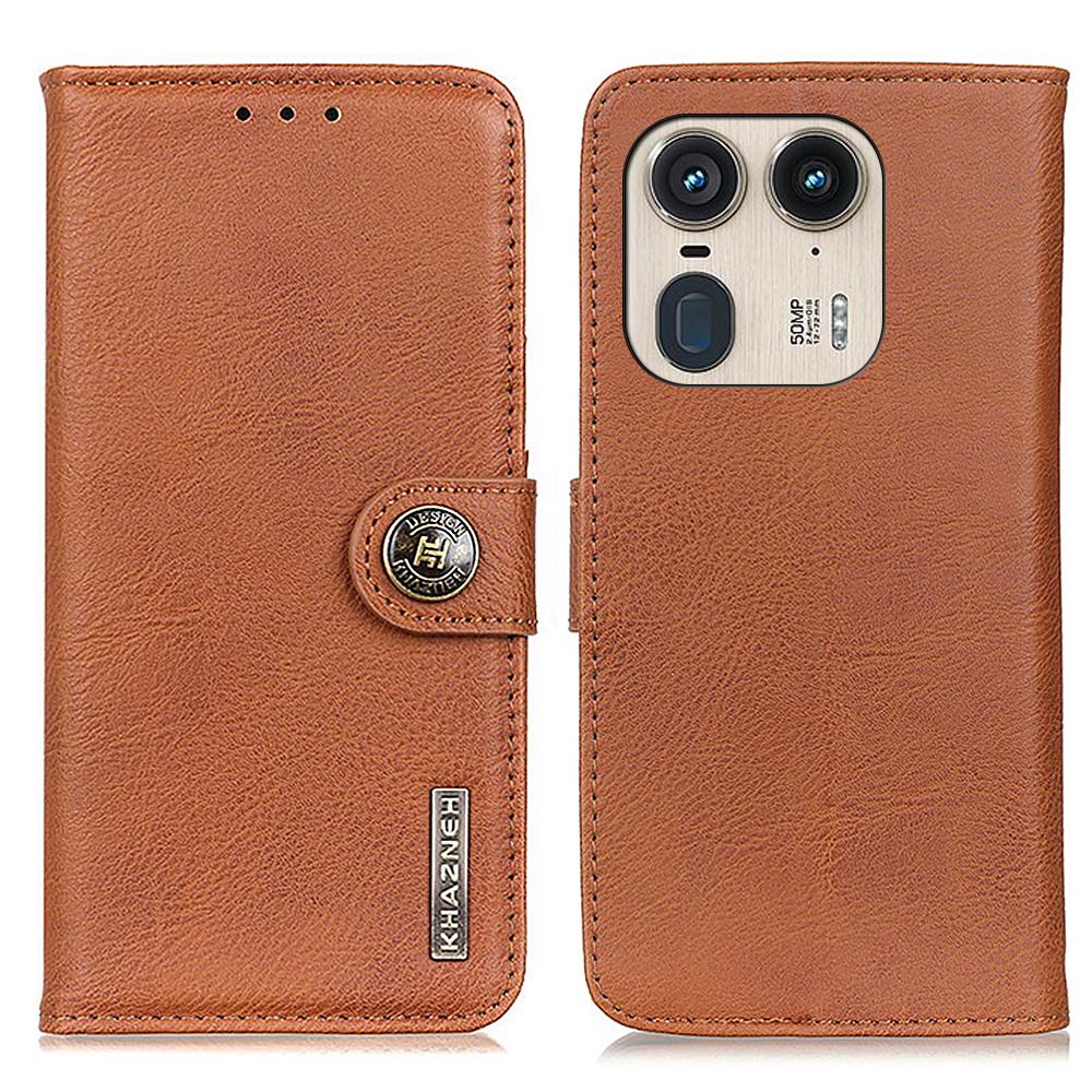 KHAZNEH For Motorola Edge 50 Ultra 5G/Moto X50 Ultra 5G Case Scratch-Proof Cowhide Texture PU Phone Cover Brown
KHAZNEH For Motorola Edge 50 Ultra 5G/Moto X50 Ultra 5G Case Scratch-Proof Cowhide Texture PU Phone Cover Brown