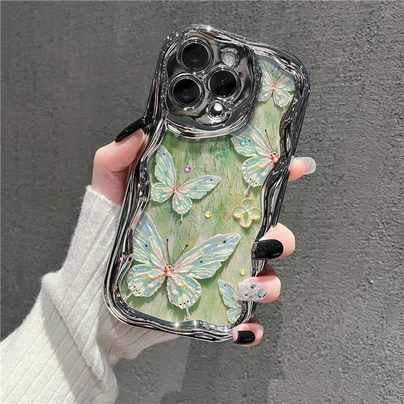 Applicable to Apple 16promax mobile phone case oil painting butterfly iphone case new model apple 6
Applicable to Apple 16promax mobile phone case oil painting butterfly iphone case new model apple 6