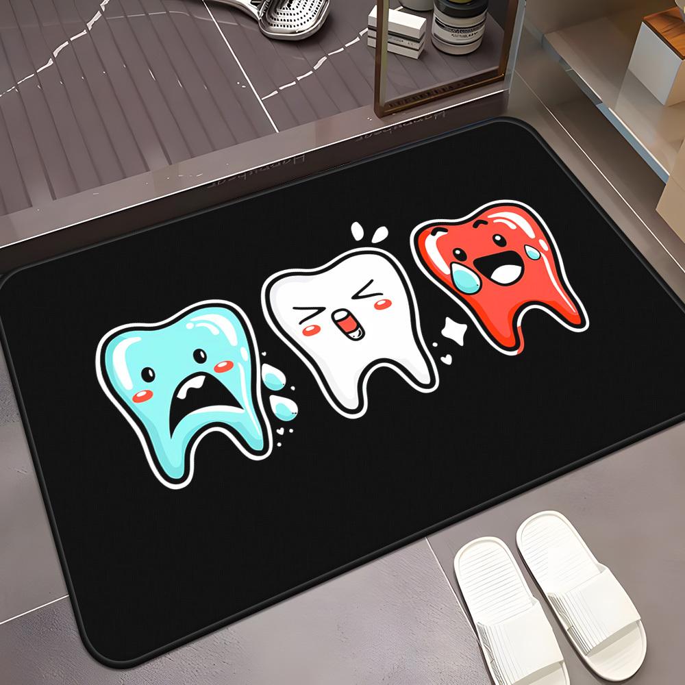 Cute Tooth Cartoon Doormat Non-Slip Microfiber Rug for Bathroom Bedroom Outdoor Decor 40x60cm 40x60cm
Cute Tooth Cartoon Doormat Non-Slip Microfiber Rug for Bathroom Bedroom Outdoor Decor 40x60cm 40x60cm