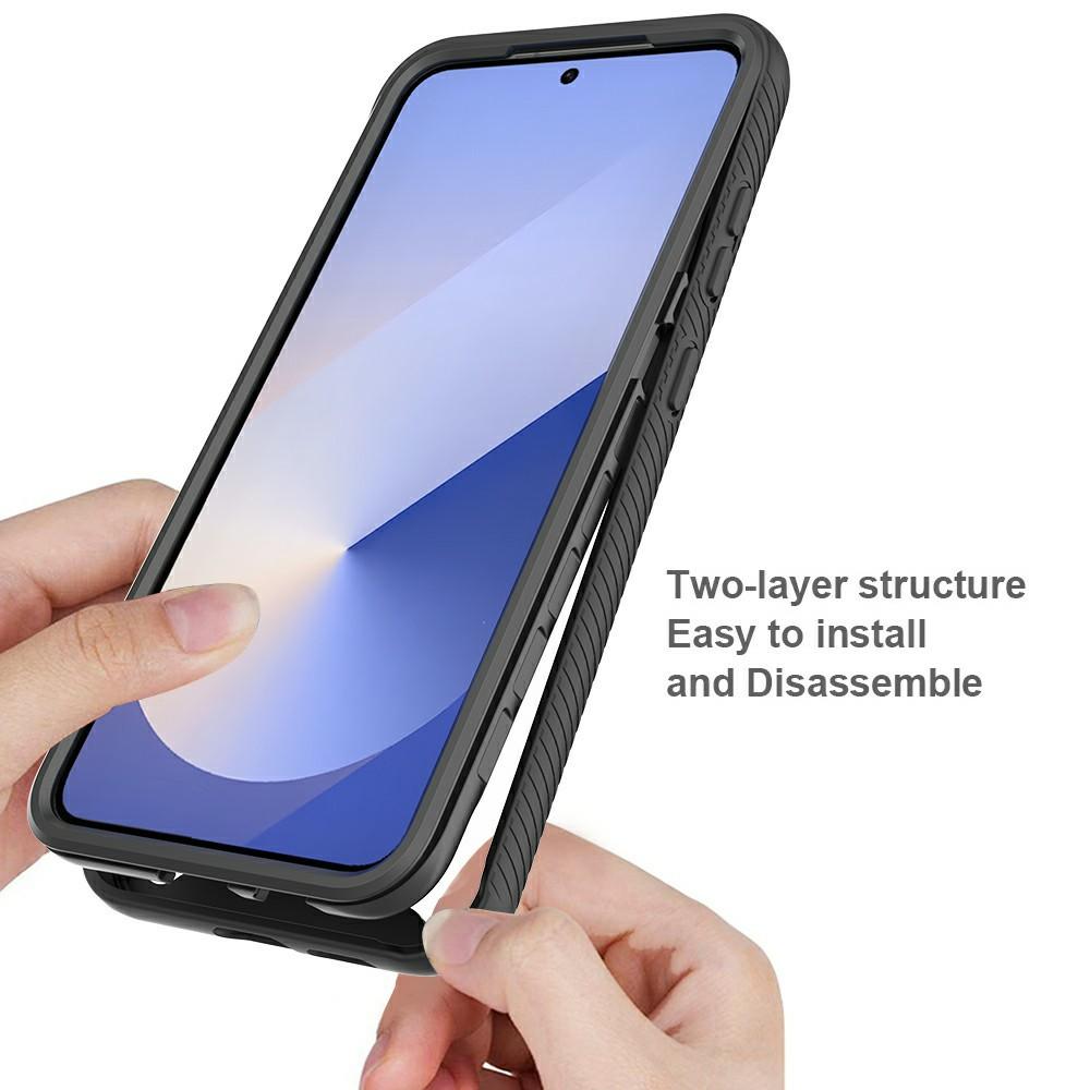 For Samsung Galaxy S25+ Magnetic Case PC+TPU Phone Cover with PET Screen Film All-Around Protection Black
For Samsung Galaxy S25+ Magnetic Case PC+TPU Phone Cover with PET Screen Film All-Around Protection Black