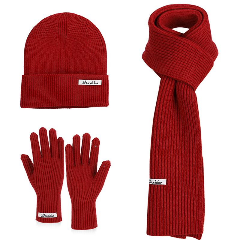 3Pcs Winter Knitted Hat For Women Scarf Gloves Set Burgundy Comfortable Soft Casual Warm Hat Set Outdoor Windproof Riding Set as the picture
3Pcs Winter Knitted Hat For Women Scarf Gloves Set Burgundy Comfortable Soft Casual Warm Hat Set Outdoor Windproof Riding Set as the picture