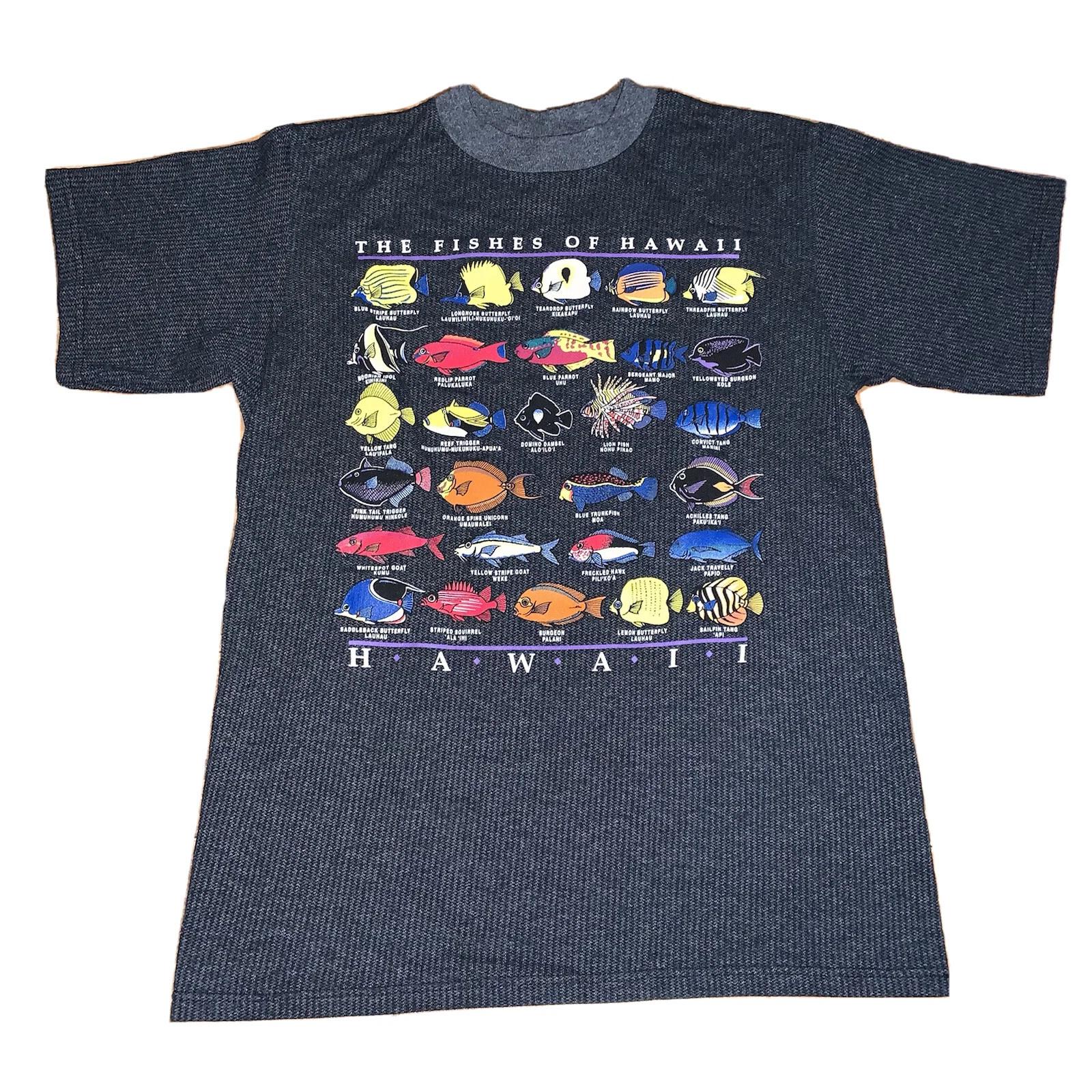 Vintage 90s Hawaii T-Shirt Fishes Of Maui Kona T-Shirt Size Medium M
Vintage 90s Hawaii T-Shirt Fishes Of Maui Kona T-Shirt Size Medium M