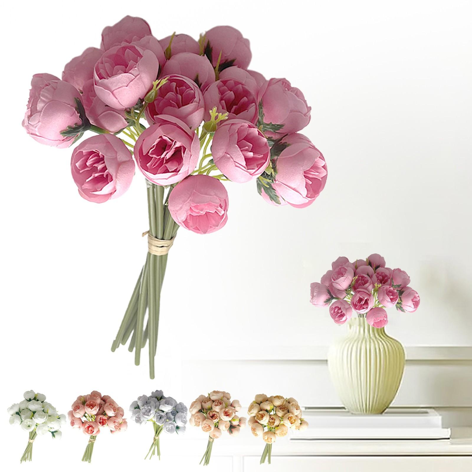 Simulation 27 Tea Roses Single Hand Tied Peony European Style Home Decoration Wedding Bouquet Photography Props One Size кавун червоний колір
Simulation 27 Tea Roses Single Hand Tied Peony European Style Home Decoration Wedding Bouquet Photography Props One Size кавун червоний колір