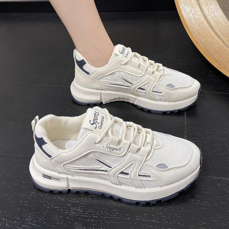 Korean version of the new dad shoes women s 2024 autumn students lightweight running sports thick sole heightening casual white shoes 41 темно-синього кольору
Korean version of the new dad shoes women s 2024 autumn students lightweight running sports thick sole heightening casual white shoes 41 темно-синього кольору