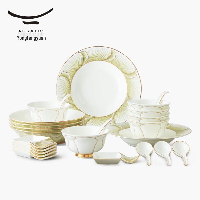 Auratic Madam Порцеляновий Набір Столового Посуду Shengshi Yulan на 24 Предмети
Auratic Madam Порцеляновий Набір Столового Посуду Shengshi Yulan на 24 Предмети