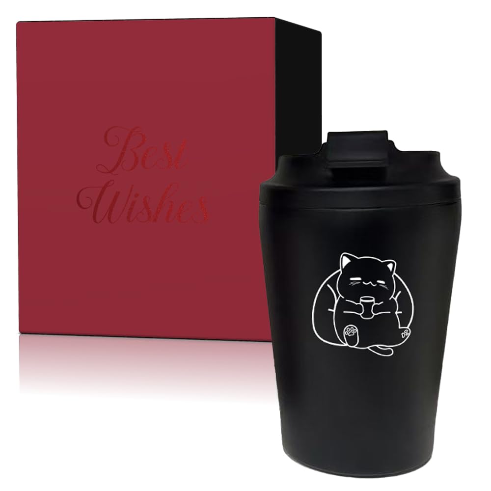 Cat-themed Tumbler with Lid, Insulated Coffee Mug, Leak-proof, Suitable for Convenience Stores, Office Use, and Home Use, Vacuum Insulated Stainless S
Cat-themed Tumbler with Lid, Insulated Coffee Mug, Leak-proof, Suitable for Convenience Stores, Office Use, and Home Use, Vacuum Insulated Stainless S