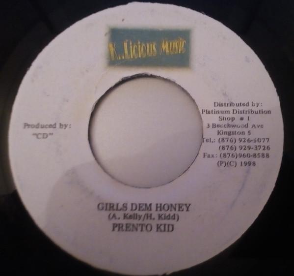 7inch Record PRENTO KID - Girls Dem Honey NONE K..Licious Musi 1998 Jamaica Reggae, Ska & Dub Used
7inch Record PRENTO KID - Girls Dem Honey NONE K..Licious Musi 1998 Jamaica Reggae, Ska & Dub Used