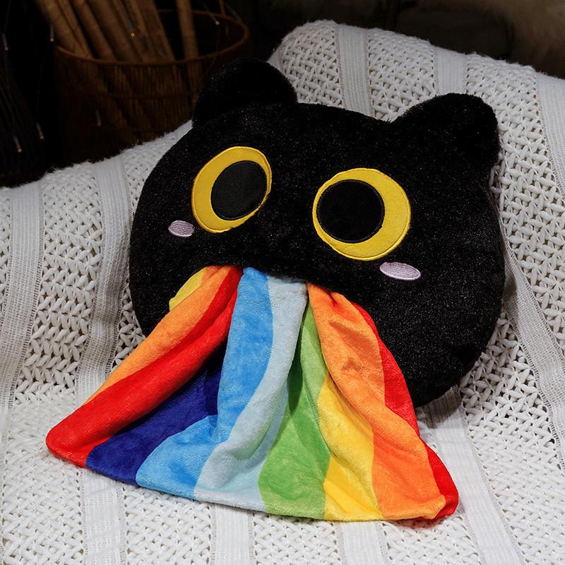 Cartoon Cat Plush Pillow With Coral Velvet Blanket For Cozy Home And Car Comfort Black ,Blanket 100X80CM
Cartoon Cat Plush Pillow With Coral Velvet Blanket For Cozy Home And Car Comfort Black ,Blanket 100X80CM