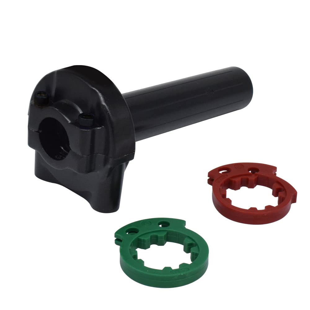 RCRBT Motorcycle Universal 22mm Super Throttle Pipe Throttle Handle with 2 Replacement Coils (Black)
RCRBT Motorcycle Universal 22mm Super Throttle Pipe Throttle Handle with 2 Replacement Coils (Black)