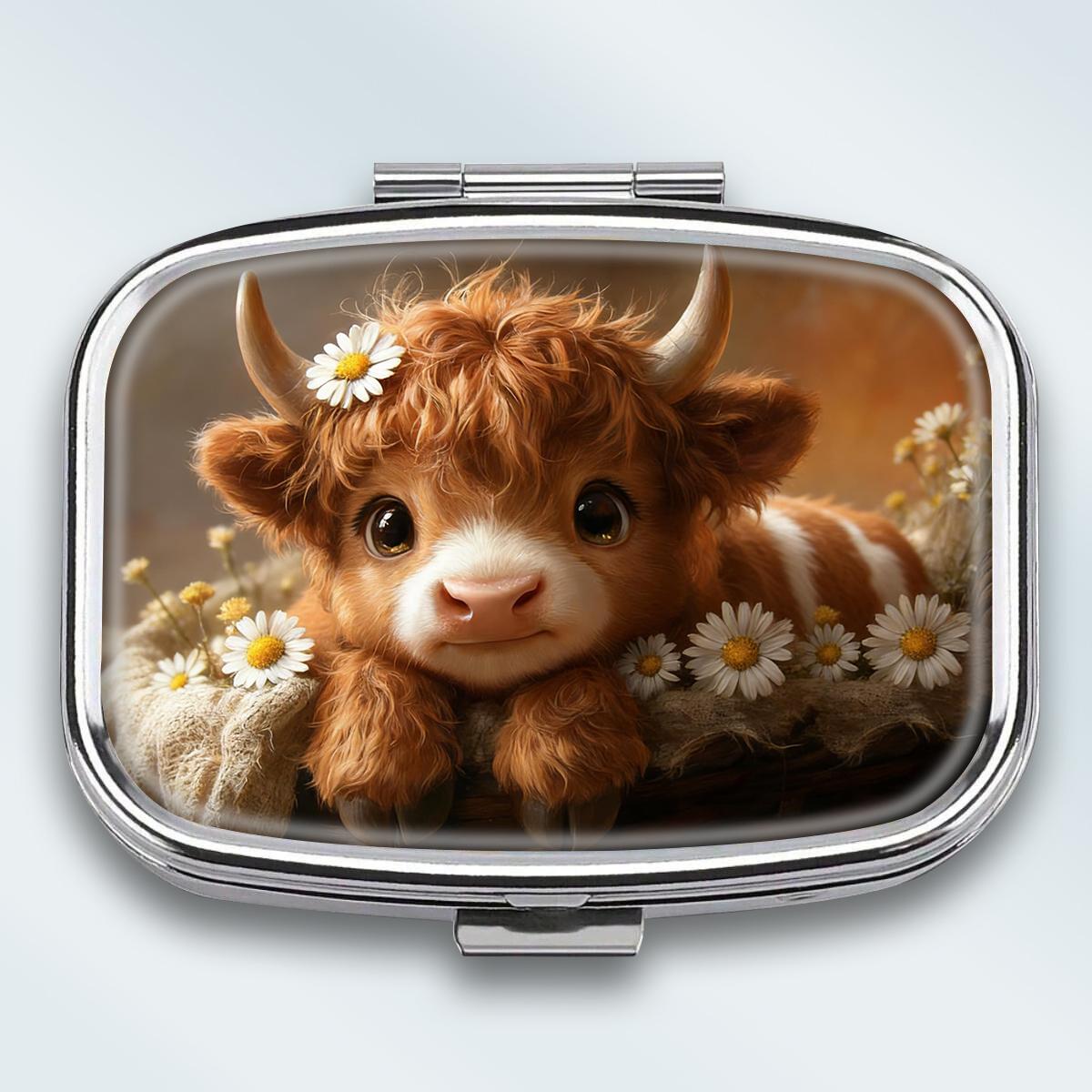 Portable Pill Box with 2 Compartments, Mini Metal Medicine Organizer Case, Cute Printed Pill Container for Vitamins, Pills, Jewelry, Travel, Daily Use разноцветный
Portable Pill Box with 2 Compartments, Mini Metal Medicine Organizer Case, Cute Printed Pill Container for Vitamins, Pills, Jewelry, Travel, Daily Use разноцветный