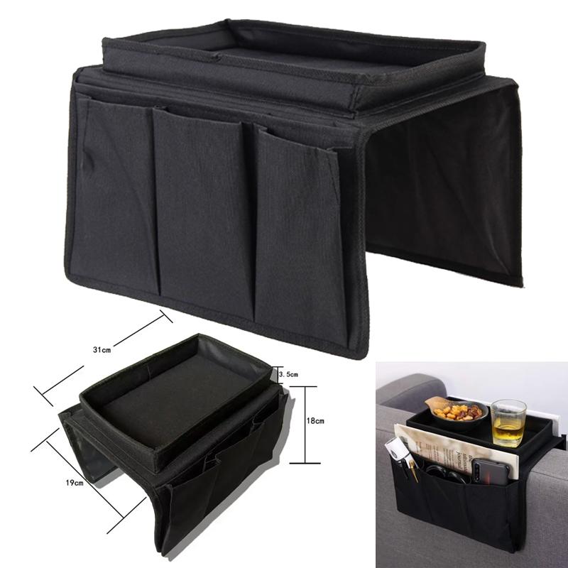 4-pocket Sofa Armrest Organizer Storage Bag - Non-slip Couch Tray For Remote, Phone, Snacks - Living Room & Apartment Essential (fits Chair, Dorm) чорний
4-pocket Sofa Armrest Organizer Storage Bag - Non-slip Couch Tray For Remote, Phone, Snacks - Living Room & Apartment Essential (fits Chair, Dorm) чорний