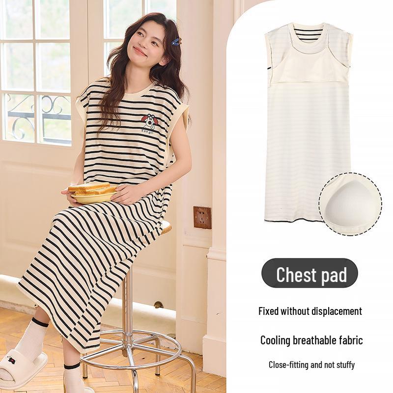 Women s Summer Cotton Nightgown: Padded, Strappy, Short-Sleeve, Casual Plus Size, Wearable Outdoors Pajamas. XL
Women s Summer Cotton Nightgown: Padded, Strappy, Short-Sleeve, Casual Plus Size, Wearable Outdoors Pajamas. XL