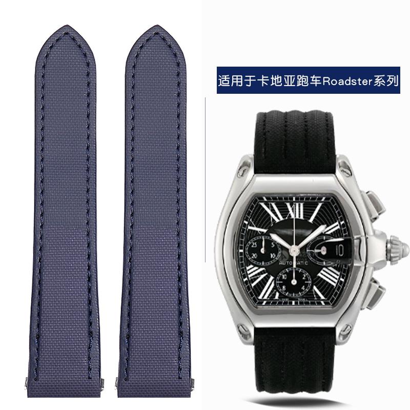 19mm 20mm For Cartier Roadster W6206018 W6206017 Nylon Watchband Men Canvas Quick Metal adapter Cowhide Watch Strap accessories 19mm
19mm 20mm For Cartier Roadster W6206018 W6206017 Nylon Watchband Men Canvas Quick Metal adapter Cowhide Watch Strap accessories 19mm