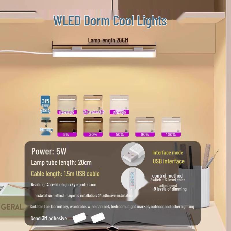 Светодиодная магнитная лампа для защиты глаз для стола и прикроватной тумбочки в студенческом общежитии
Светодиодная магнитная лампа для защиты глаз для стола и прикроватной тумбочки в студенческом общежитии