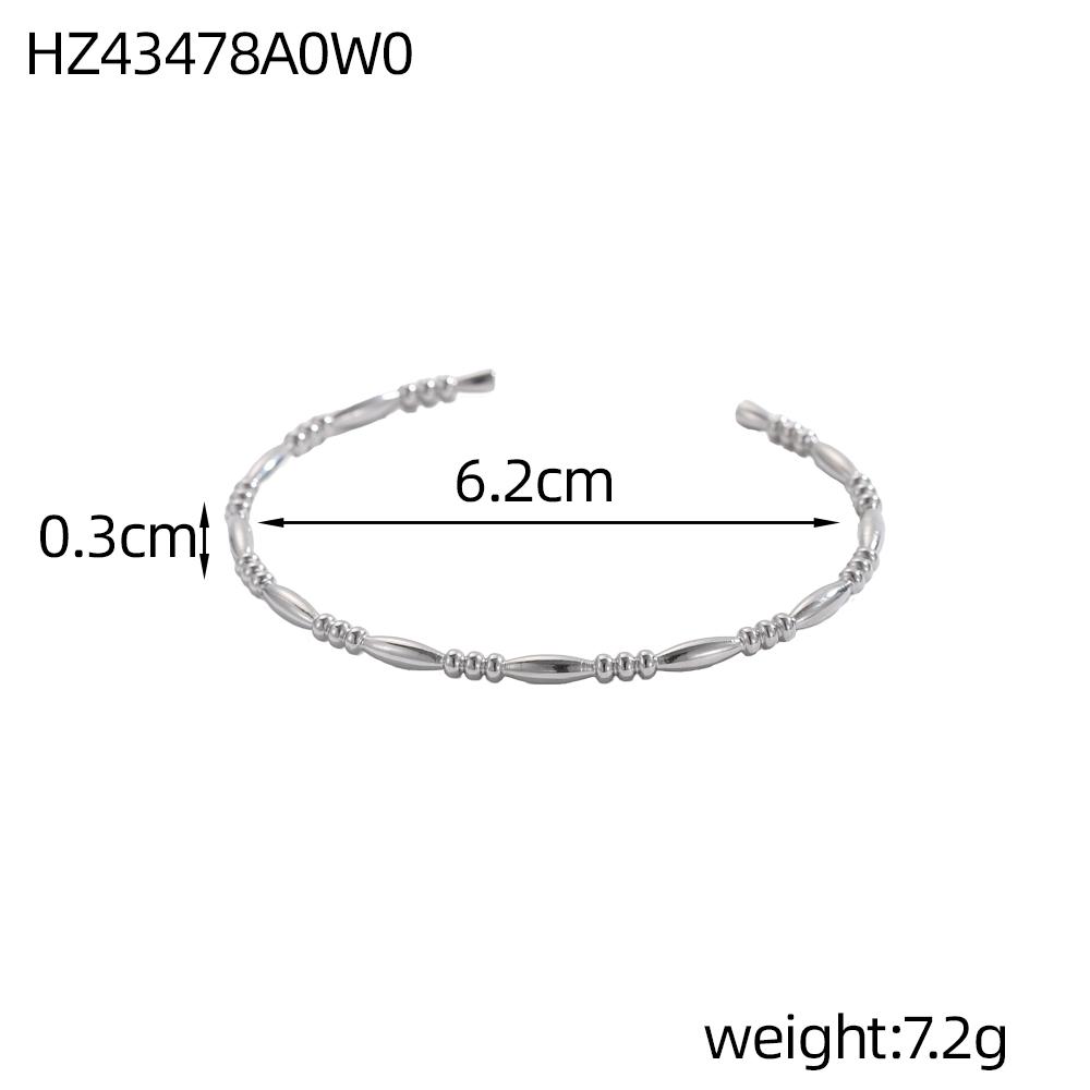 CARLIDANA New Arrival Gold Plated Stainless Steel Beads Fashion Jewelry Wheat Cuff Bangle for Women Waterproof Tarnish Free
CARLIDANA New Arrival Gold Plated Stainless Steel Beads Fashion Jewelry Wheat Cuff Bangle for Women Waterproof Tarnish Free