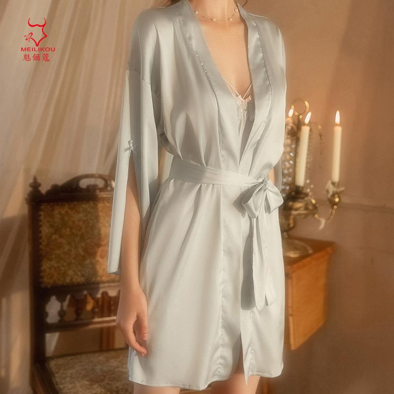 Premium pajamas women s summer sexy Ice Ribbon chest pad pure desire suspender nightdress nightgown loungewear set .
Premium pajamas women s summer sexy Ice Ribbon chest pad pure desire suspender nightdress nightgown loungewear set .