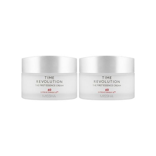 MISSHA Time Revolution The First Essence Cream Brightening & Anti-Aging Moisturizing Face Cream 50ml x2
MISSHA Time Revolution The First Essence Cream Brightening & Anti-Aging Moisturizing Face Cream 50ml x2
