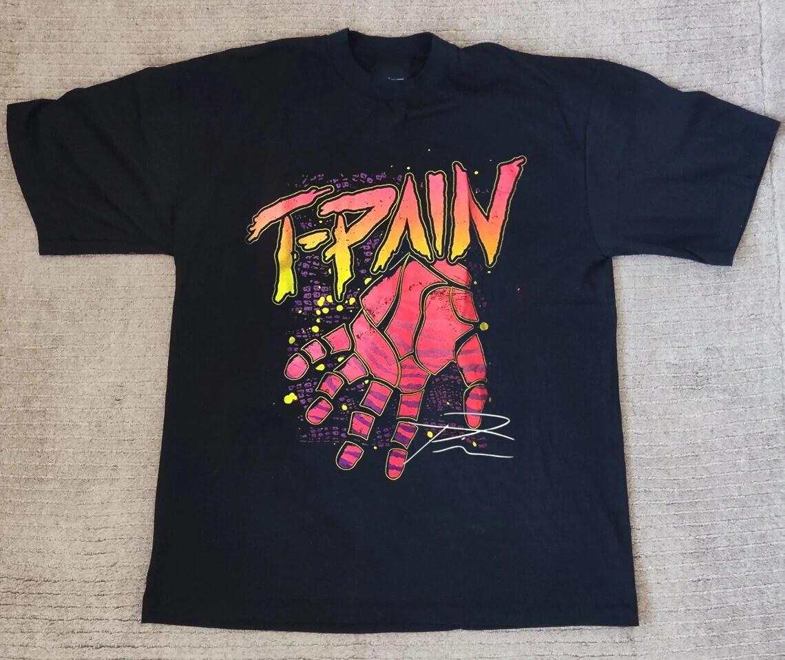 T-pain Rapper Hand Black Cotton Short Sleeve T Shirt Size S-5XL 5XL різнокольоровий
T-pain Rapper Hand Black Cotton Short Sleeve T Shirt Size S-5XL 5XL різнокольоровий