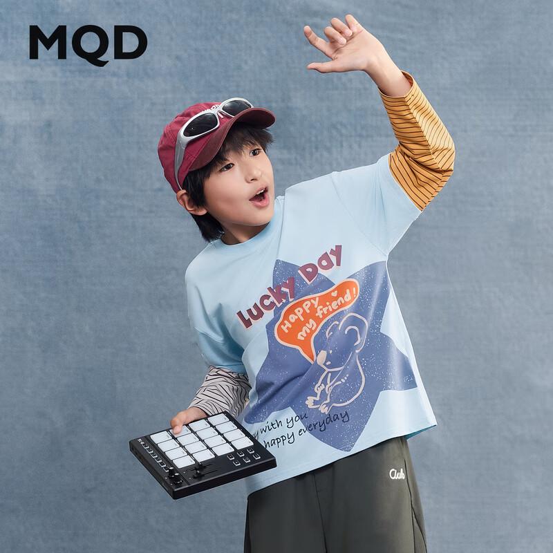 MQD Boys Faux Layered Color Block Cartoon Long Sleeve T-Shirt 130
MQD Boys Faux Layered Color Block Cartoon Long Sleeve T-Shirt 130