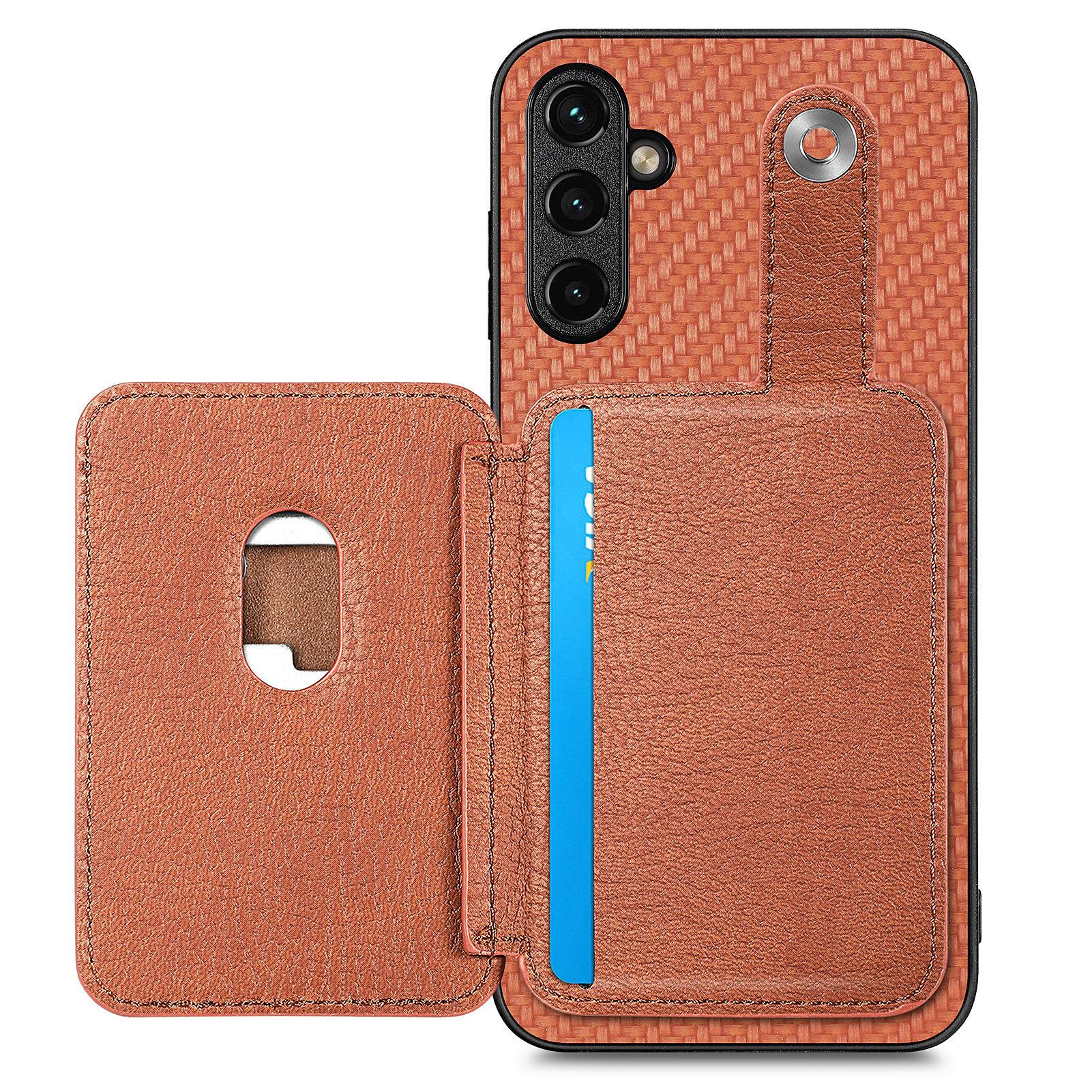C1-06 For Samsung Galaxy A55 5G Case Carbon Fiber Texture Kickstand Phone Cover with Card Knife Tool Brown
C1-06 For Samsung Galaxy A55 5G Case Carbon Fiber Texture Kickstand Phone Cover with Card Knife Tool Brown