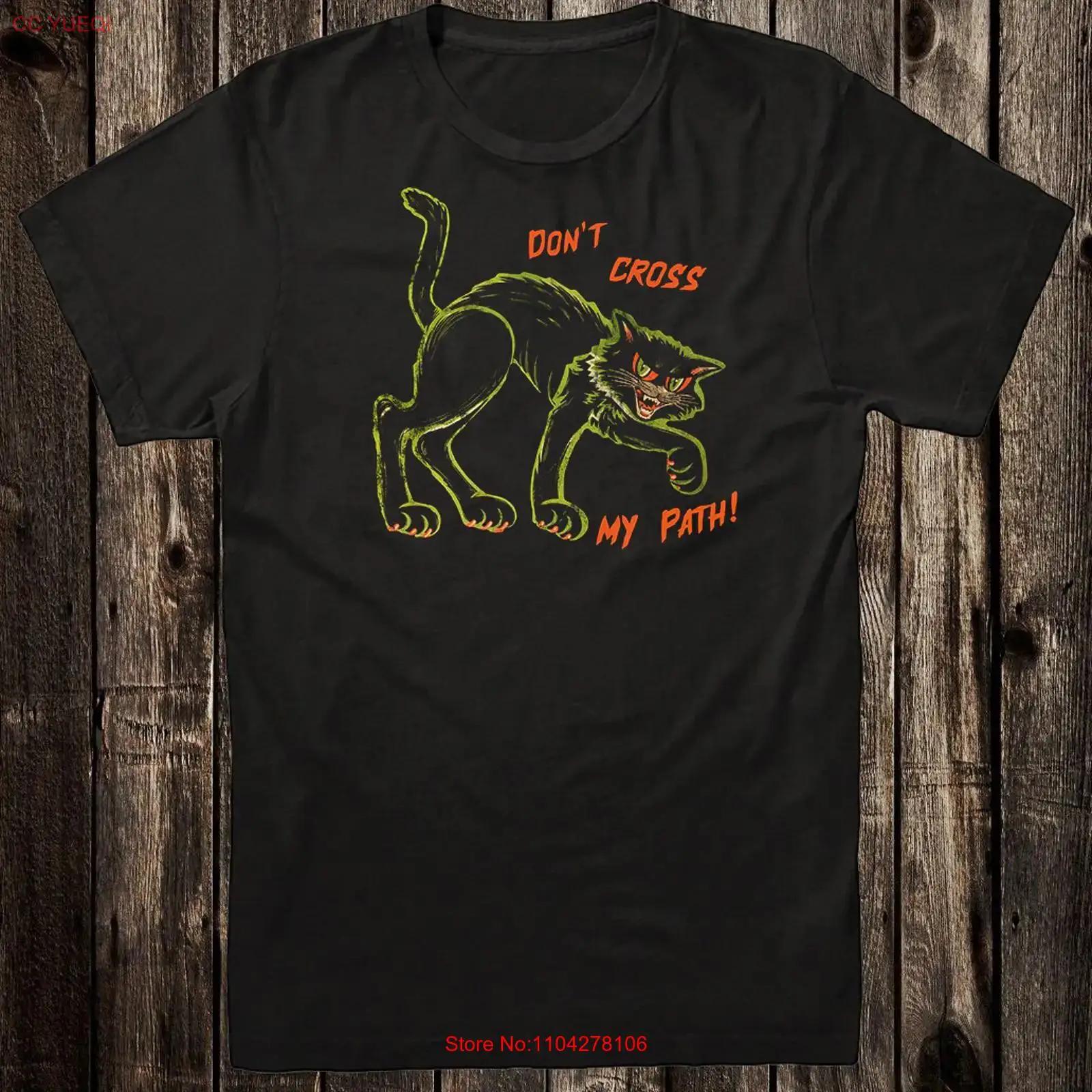 Retro Halloween T Shirt Vtg Art Tattoo Black Cat Dont Cross My Path vintage Washed streetwear fashion designer clothes Stylish 5XL різнокольоровий
Retro Halloween T Shirt Vtg Art Tattoo Black Cat Dont Cross My Path vintage Washed streetwear fashion designer clothes Stylish 5XL різнокольоровий