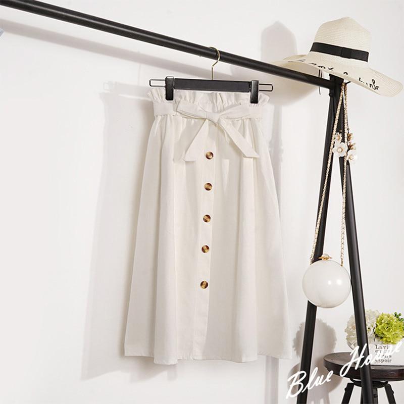 Весенне-осенняя женская плиссированная школьная юбка длиной до колена на пуговицах с высокой талией One Size белый
Весенне-осенняя женская плиссированная школьная юбка длиной до колена на пуговицах с высокой талией One Size белый