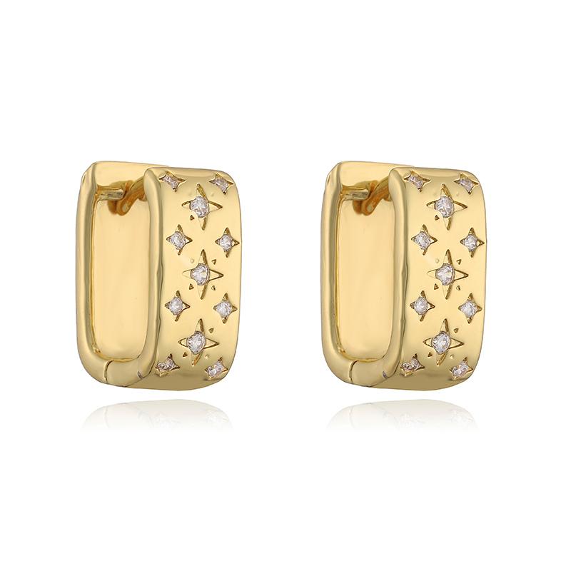 HECHENG, Colourful Zirconia Star Pattern Square Round Popular Simple Unisex Ladies Metal Earrings 1 Pair (Couple Zircon) Other золотой
HECHENG, Colourful Zirconia Star Pattern Square Round Popular Simple Unisex Ladies Metal Earrings 1 Pair (Couple Zircon) Other золотой