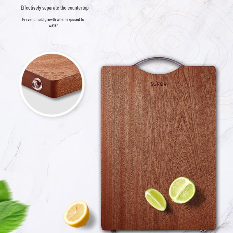 SUPOR Solid Wood Cutting Board with U-Handle
SUPOR Solid Wood Cutting Board with U-Handle