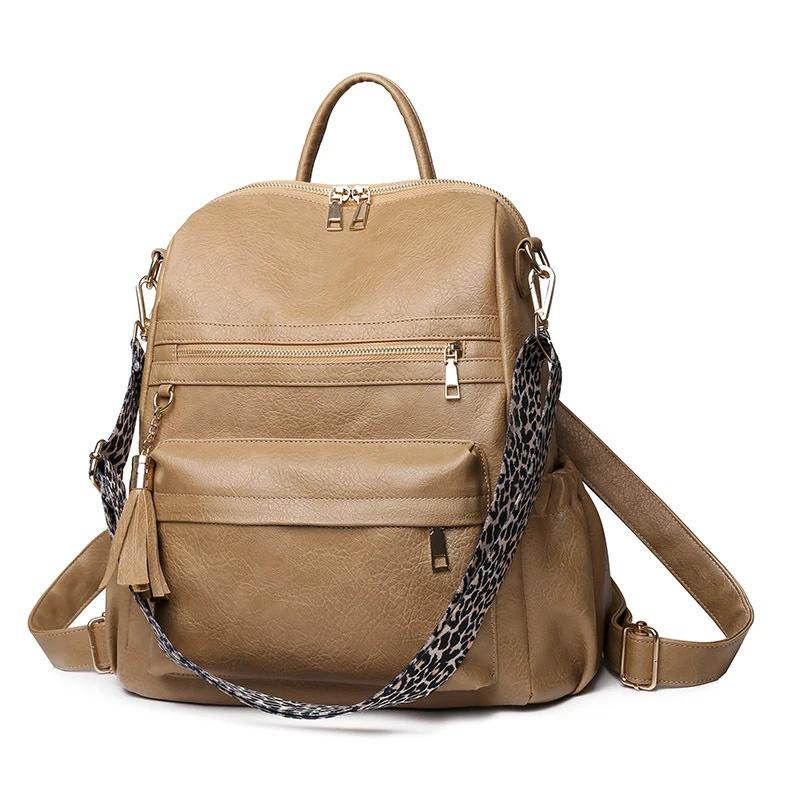 Winter Women Casual Backpack PU Leather School Backpack for Teenager Girls Travel Backpack Vintage Fashion Leopard Shoulder Bags 32x15x34cm
Winter Women Casual Backpack PU Leather School Backpack for Teenager Girls Travel Backpack Vintage Fashion Leopard Shoulder Bags 32x15x34cm