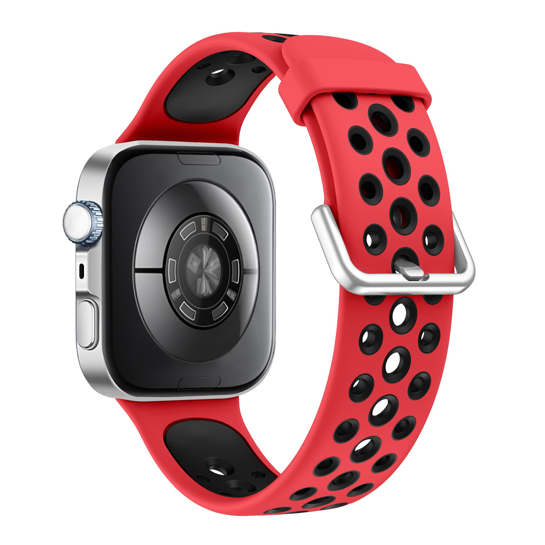 Silicone Watch Band for Huawei Watch Fit 4 Pro/Fit 4/Fit 3 Round Holes Dual Color Replacement Strap Red
Silicone Watch Band for Huawei Watch Fit 4 Pro/Fit 4/Fit 3 Round Holes Dual Color Replacement Strap Red