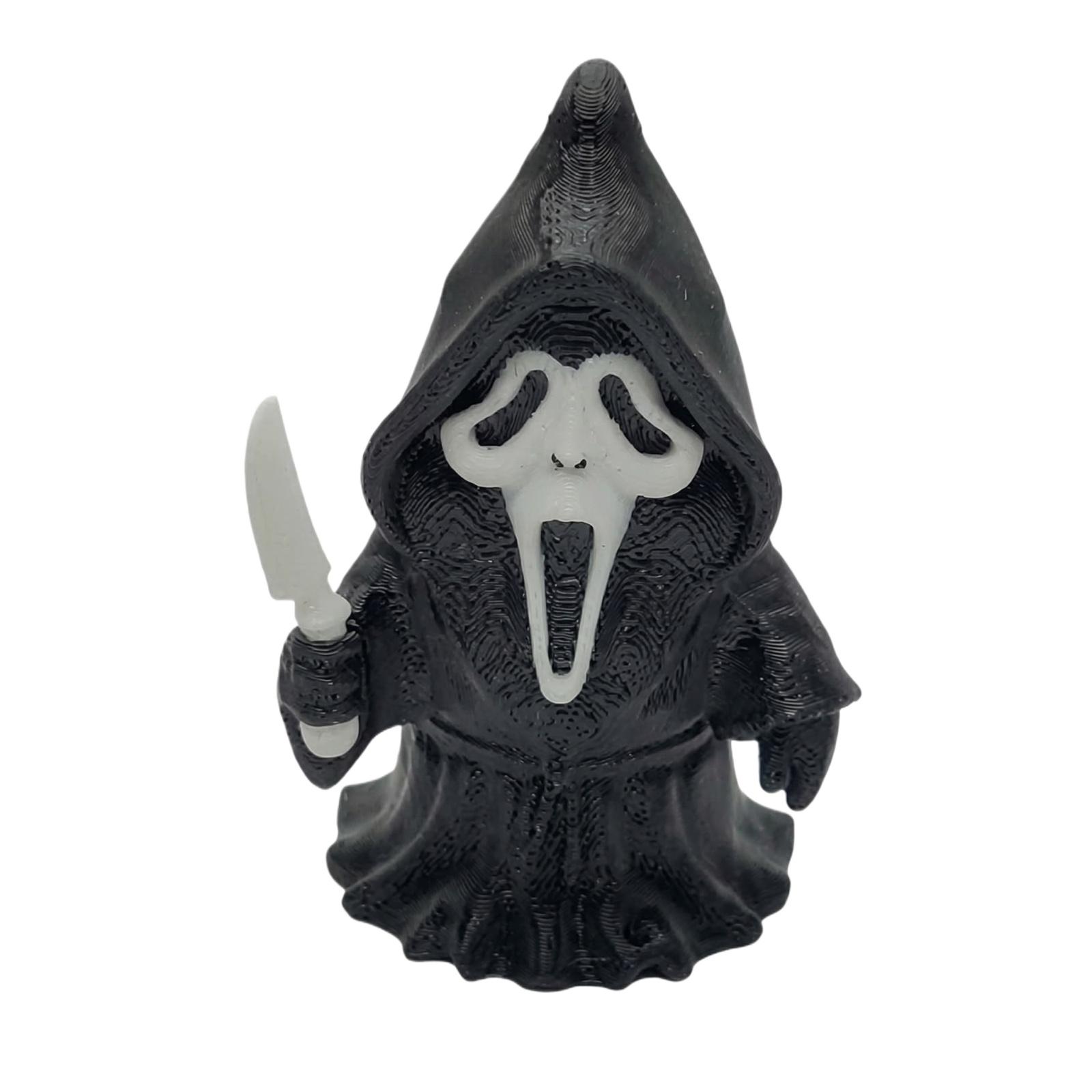 3D Printed Horror Character Figurine Collectible Model with Hooded Cloak and Knife Accessory for Display and Decoration One Size
3D Printed Horror Character Figurine Collectible Model with Hooded Cloak and Knife Accessory for Display and Decoration One Size