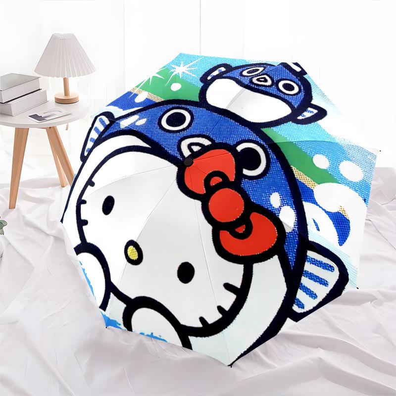 1pc Hello Kitty & Doraemon Automatic Opening/Closing Umbrella - Portable Three-Fold Design, 8-Bone Iron Frame Outdoor Umbrella, Ideal Gift for Fans, T
1pc Hello Kitty & Doraemon Automatic Opening/Closing Umbrella - Portable Three-Fold Design, 8-Bone Iron Frame Outdoor Umbrella, Ideal Gift for Fans, T