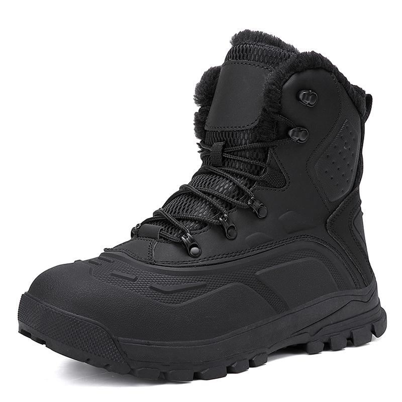 Men s Winter High-Top Snow Boots with Fleece Lining Thickened Waterproof Non-Slip Warm and Cold-Resistant Cotton Shoes 39
Men s Winter High-Top Snow Boots with Fleece Lining Thickened Waterproof Non-Slip Warm and Cold-Resistant Cotton Shoes 39