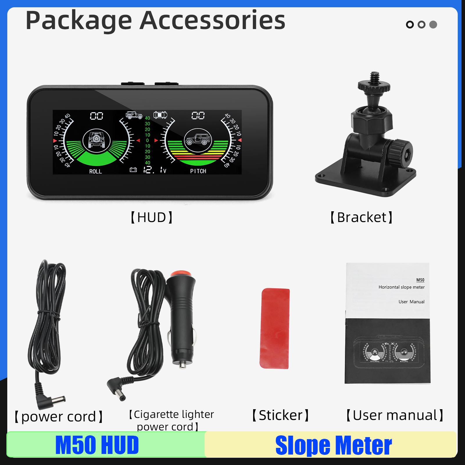 Новый дисплей уклономера M50 с двойной системой GPS+BDS, проекционный дисплей M60 HUD, интеллектуальный инклинометр, аксессуары для внедорожников 4X4
Новый дисплей уклономера M50 с двойной системой GPS+BDS, проекционный дисплей M60 HUD, интеллектуальный инклинометр, аксессуары для внедорожников 4X4
