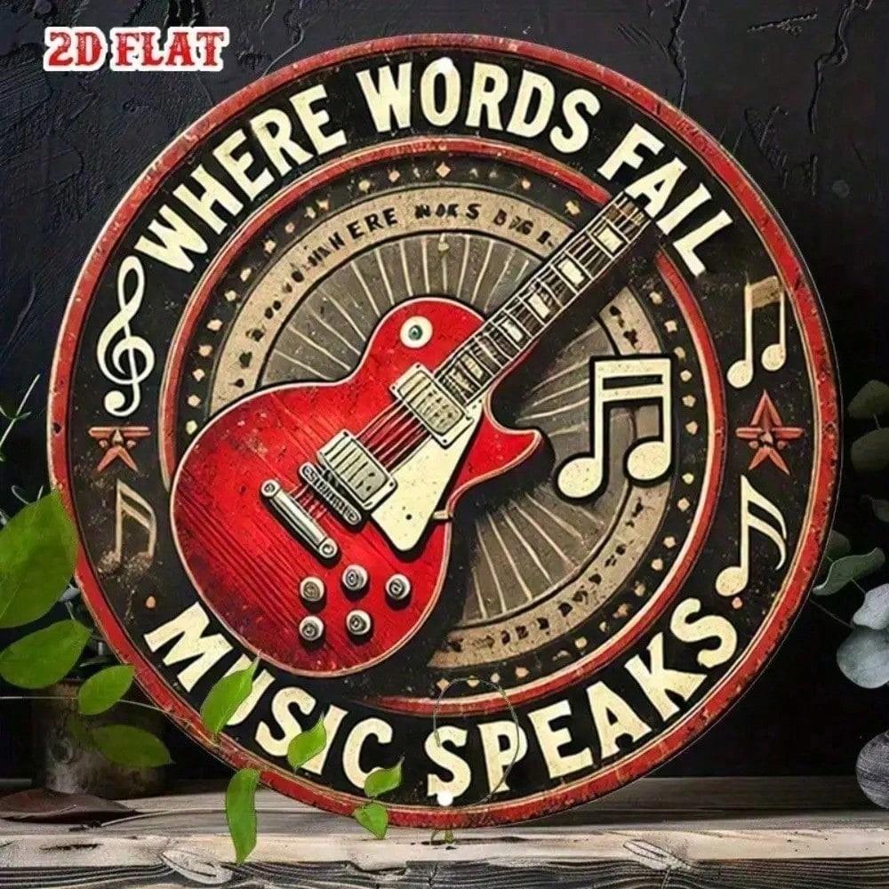 Vintage Metal Guitar Wall Sign 8x12 Inch Retro Bar Man Cave Decor різнокольоровий
Vintage Metal Guitar Wall Sign 8x12 Inch Retro Bar Man Cave Decor різнокольоровий