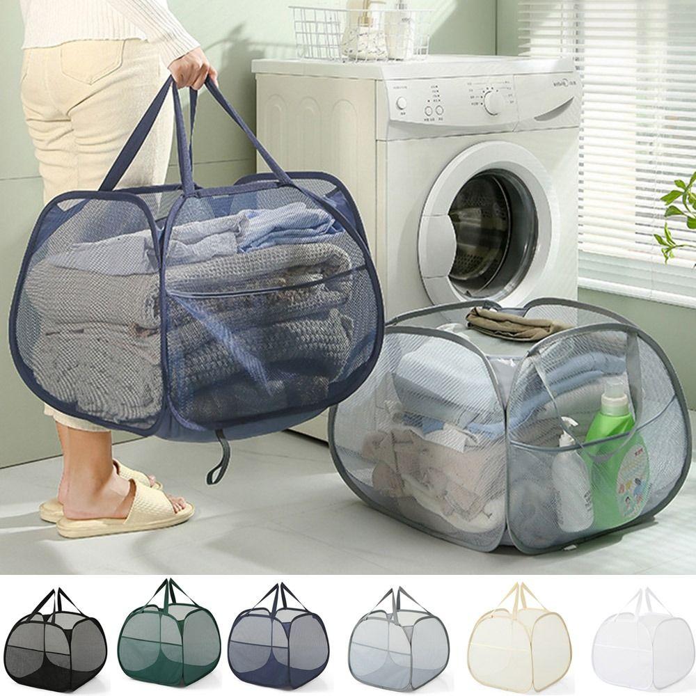 Mesh Dirty Laundry Basket 90L Toy Storage Basket Portable Laundry Baskets for Home белый
Mesh Dirty Laundry Basket 90L Toy Storage Basket Portable Laundry Baskets for Home белый