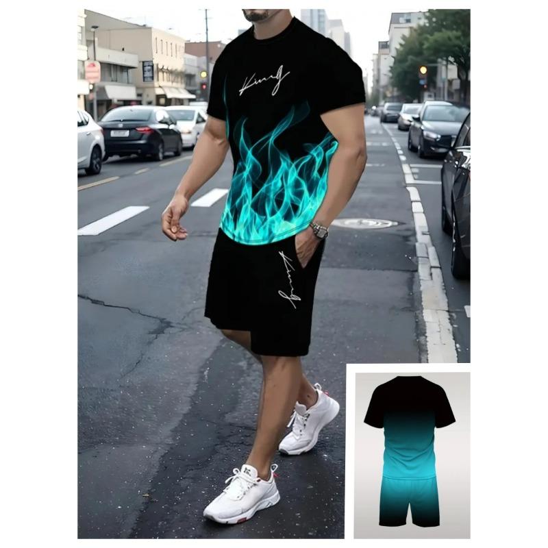 Summer Men s 3D Color Printed Fashionable Comfortable Loose Sports Daily Short Sleeved Two-piece Sport Wear 6XL
Summer Men s 3D Color Printed Fashionable Comfortable Loose Sports Daily Short Sleeved Two-piece Sport Wear 6XL