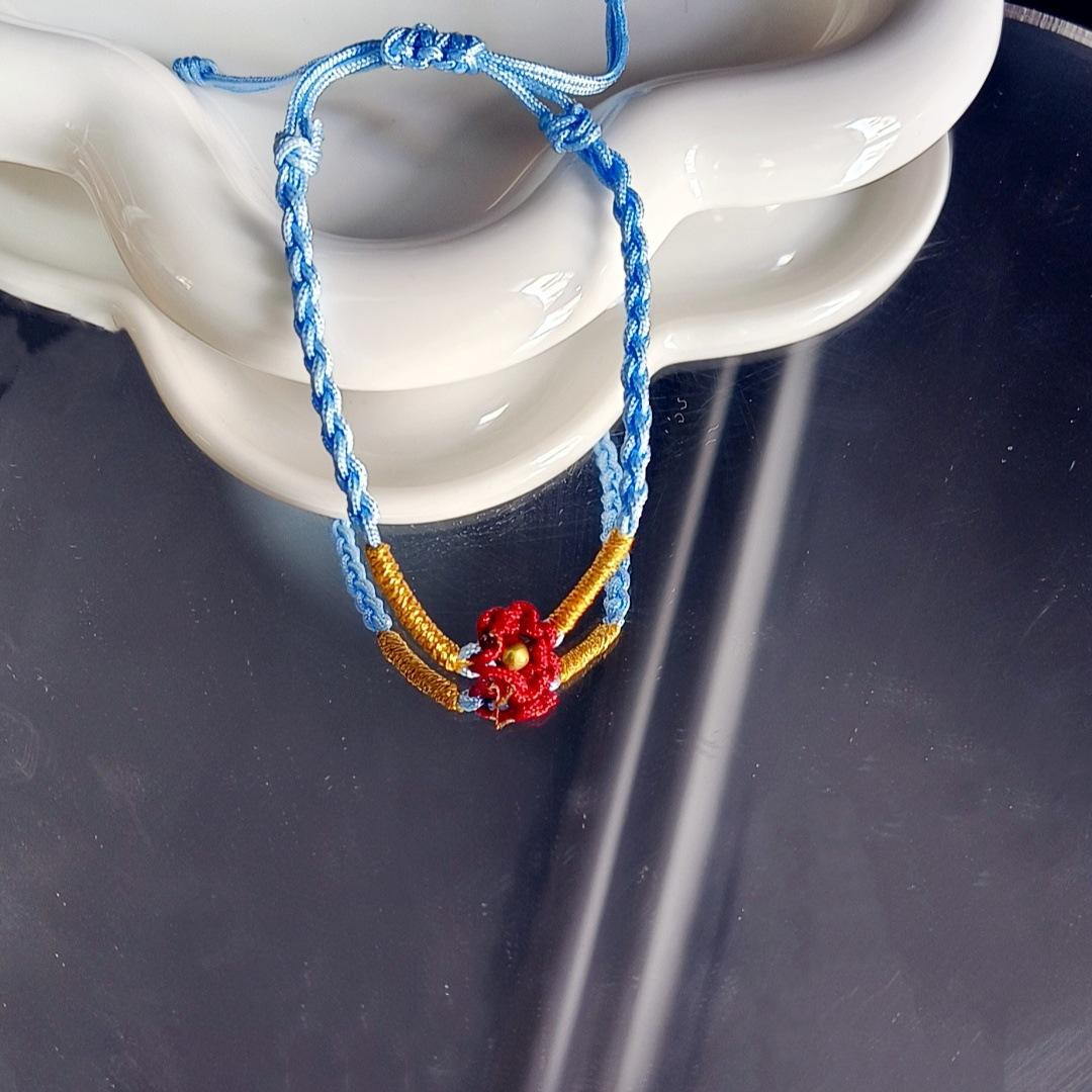 Spring Versatile Flower Series Handwoven Hand Rope Tide Temperament Sweet And Simple Mori Bracelet
Spring Versatile Flower Series Handwoven Hand Rope Tide Temperament Sweet And Simple Mori Bracelet