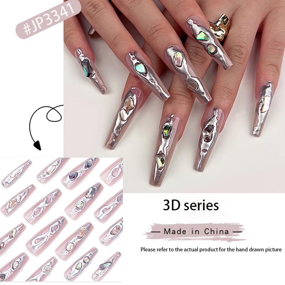 3D волшебная зеркальная пудра для ногтей, нейл-арт с драгоценными камнями, трансграничные горячие продажи в Европе и Америке, y2k fak