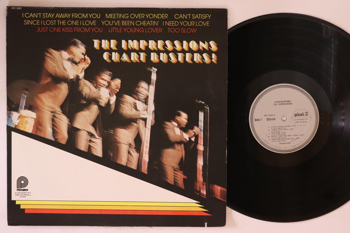 LP Record IMPRESSIONS - Chart Busters! SPC3502 PICKWICK/33 REC 1974 US Soul/Funk Used
LP Record IMPRESSIONS - Chart Busters! SPC3502 PICKWICK/33 REC 1974 US Soul/Funk Used